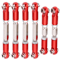 Miniatyrbillede 3 af 8: Aluminium Spændebøjle Camber Link Justerbar Camber Link med Stavænder til ARRMA Senton 1/10 RC Bil Rød