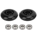 Miniatyrbild 1 av 8: 2st Skate Wheels Low Noise 608 Bearing Skates Inline Skating Ersättningshjul med lager för inomhus utomhusskridskoåkning