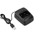 Pikkukuva 2 / 8: Kaksisuuntainen radiopuhelimen USB-lataustelakka Baofeng BF888S/BF777S/BF666S -malleille