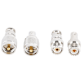Miniatyrbillede 2 af 8: 4 stk. UHF til BNC Nikkelbelagt Kobber Konnektor Adapter 50 Ohm til Antenne Radio WiFi Trådløst LAN