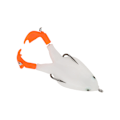 Miniatyrbilde 7 av 8: Dobbelpropellfrosk Lokker Fleksibel Tykk Holdbar Kunstig Simulering Fiske Agns 7#