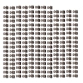Miniatyrbild 3 av 8: 200 Set Munknit Högglans 8x6mm Utsökt Hantverk Läder Chicago Skruvar Spik för DIY Kläder Väskor Skor Silver Svart