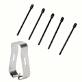 Miniatyrbilde 4 av 8: 2 Sett Universelle Erstatningstupper Nibber For Samsung Galaxy Note 3/4/5 S Penn (svart)
