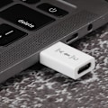 Miniatyrbild 4 av 8: 3 st USB3.0 Hane till Typ C Hona Adapter Kontakt Universal Elektronisk Omvandlare (Vit)