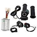 Miniatyrbillede 6 af 8: 36V 800W El-cykel Controller Styrekit Overstrømsbeskyttelse Børstestyring med Gasgreb Kit til Reparation