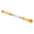 Miniatyrbillede 2 af 8: Justerbar RC Servostang Trækstang Metal Styrestang til JLB 1/10 RC Truck Biler Guld