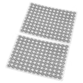 Miniatyrbilde 8 av 8: 2 stk. Pregefolder Prege Mal Flerbruks DIY Papirhåndverk Plast Bump Prege Mal Print Foldere