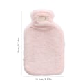 Miniatyrbillede 7 af 7: Vinter Super Soft Plysj Varmtvannsflaske Varmtvannspose Vasket Vann Varm Pose Hjemmekontor