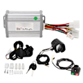 Miniatyrbillede 1 af 8: 36V 800W Børstemotor Sæt Controller Elektrisk Cykel Tommelgas Styrkonvertering Controller Kit