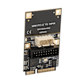 Miniatyrbillede 2 af 8: Mini PCIE til USB3.2 GEN1 Front 19Pin Udvidelseskort 5Gbps USB Hot Swap Udvidelseskort til Windows XP 7 8 10 11 til LINUX