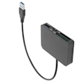 Pikkukuva 3 / 8: Muistikorttisovitin MultiFunction Reader USB -tietokonelisävaruste Windows OS X LINUX -käyttöjärjestelmään