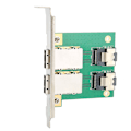 Miniatyrbild 4 av 8: Adapterkort SFF-8087 till SFF-8088 Intern Extern Elektronisk Överföring H0305 MINISAS