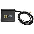 Miniatyrbilde 3 av 8: WiFi6E Trådløst Nettverkskort Antenne Omnidireksjonell 4dBi Høy Forstening 2.4GHz 5.8GHz WiFi Nettverkskort Antenne med SMA Port Svart