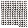 Miniatyrbild 6 av 8: 200 Set Munknit Högglans 8x6mm Utsökt Hantverk Läder Chicago Skruvar Spik för DIY Kläder Väskor Skor Silver Svart