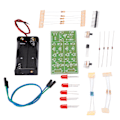 Miniatyrbilde 3 av 8: Diskret komponentportkretssett analog krets slitesterk ABS DIY elektronikksett for eksperimentell opplæring