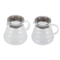 Miniatyrbillede 8 af 8: Borosilikatglas Kaffe Kande Manuel Kaffe Maskine Kedel til Hjem Køkken Restaurant 600ml
