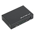 Miniatyrbillede 5 af 8: HDMI Splitter 1 Indgang 4 Udgang Switch 4 Port Hub Repeater Forstærker V1.4 3D 4K 1080p
