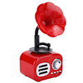 Miniatyrbild 2 av 8: Mini Retro Bluetooth Smart Högtalare Portabel Högtalare Musikspelare för Skrivbord Laptop Röd