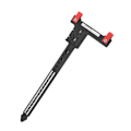 Miniatyrbilde 6 av 8: Arrow Measuring T-linjal Plast Nøyaktig Sammensatt Recurve Bow Tuning T-linjal for Bueskyting Svart