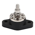Miniatyrbillede 8 af 8: Fordelingsstudsforbindelsespost Sort 3/8 tommer 300A med Transparent Dæksel til Motor ATV Skib Elektrisk Udstyr