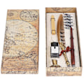 Miniatyrbillede 2 af 8: Fjerpen Udsøgt Mønster Særpræget Tekstur Komfortabelt Greb Rustfrit Stål Nib Kalligrafipen SP275019P2 Cocktail