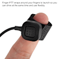 Miniatyrbild 8 av 8: Luftakustisk tub Strupmikrofon PTT Headset för BaoFeng UV XR A 58 UV 9R Plus GT-3WP