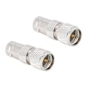 Miniatyrbillede 1 af 8: 2 stk. Koaksial Adapter Nikkelbelagt Messing Kontakt BNC Hun til mini UHF RF Konnektor