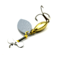 Miniatyrbillede 6 af 8: 5 stk 9,8 cm fiskeblink med roterende paljet, hårdmetal fiskegrej sæt til basørred laks gedde Ferskvands saltvand