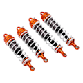 Miniatyrbilde 8 av 8: RC Dempererstatning Demperer Aluminiumlegering for ZD Racing 1/7 DBX07 (Oransje Titanfarge)