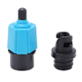 Miniatyrbillede 2 af 8: Paddleboard Luftventil Adapter Kajak Surfbræt Luftventil Omdannelse Bil Elektrisk Luftpumpe Inflator Adapter (Tilslutning 2) Blå