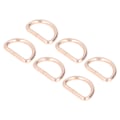 Miniatyrbilde 6 av 8: 100 stk. D-ringer, solide, holdbare, blanke, bred anvendelse, falmer ikke, enkel montering, metalliske D-ringer, gull