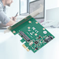 Pikkukuva 4 / 8: ST58 ASMedia / ASM1061 MSATA NGFF 6Gbps PCI Express Rev.2.0 ATA3.0 -laajennuskortti