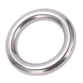 Miniatyrbillede 3 af 8: Svejses O-ring Rustfrit Stål Svejses Rund Ring til Navigationsdykning Hængekøjer og Tasker 10x40 mm