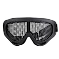 Miniatyrbild 5 av 8: X400 Tactics Mesh Glasögon Stållinser Solglasögon Outdoor Paintball Glasögon Svart