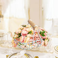 Miniatyrbilde 5 av 7: 2 stk Blomsterpikekurv Bryllupsblomsterkurver Metallkurver Hjemmedekor