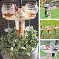 Miniatyrbillede 4 af 5: Bærbar Udendørs Foldsammenlignet Træ Vin Glas Holder Strand Picnic Party Vin Bord