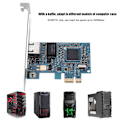 Miniatyrbillede 8 af 8: til Broadcom BCM5751 10/100/1000M PCI‑E Fast Ethernet Netværks Desktop Netværkskort