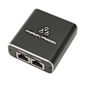 Miniatyrbild 3 av 8: Gigabit-delare 1000 Mbps 1 in 2 ut RJ45-port Nätverksdelare i aluminiumlegering för PC-bärbar dator Router