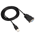 Pikkukuva 2 / 8: USB 2.0 - RS232 sarjaporttikaapelin muunnin DB9 yleismallin naarasliitinkaapeli 1,5 m