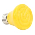 Miniatyrbillede 5 af 8: Keramisk krybdyr varmelampe pære mini infrarød varme keramisk amfibie varmelampe til firben krybdyr 220V‑240V 25W gul