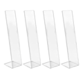 Miniatyrbild 4 av 8: 4 st akryl hårband display stativ hårklämma smycken displayhållare för butik transparent