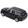 Miniatyrbillede 5 af 8: 1/24 Modelbiler Legering Diecast SUV-model Køretøjslegetøj med Lyd og Lys til Børns Legetøjsamling Sort