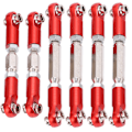 Miniatyrbillede 2 af 8: Aluminium Spændebøjle Camber Link Justerbar Camber Link med Stavænder til ARRMA Senton 1/10 RC Bil Rød