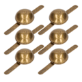 Miniatyrbillede 4 af 8: 200 stk. møbelstifter bronze 0,3 tommer metalbelægning blank nem installation dekorative søm til tøj tasker sko