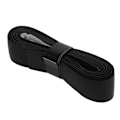Miniatyrbillede 4 af 8: Tennisracketgreb i Læder - Badmintonracket Overgrip Tape - Udskiftning til Udendørs Legepladser, Fitnesscenter - Sort