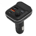 Pikkukuva 4 / 8: Auton FM-lähetin Bluetooth 5.0 USB Monitoiminen Handsfree-puhelu Radiovastaanotin Puhelimen Lataus Ajoneuvoille