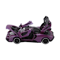 Pikkukuva 7 / 8: 1/32 Valettu legering auto malli Kulumiskestävä Ääni- ja valopalaute Force Leikkiauto 3+ (violetti)
