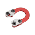 Miniatyrbillede 6 af 8: Bueskydning D Loop Compound Bue Metal D Loop med skruetrækker Jagt Skydning Mål Tilbehør Rød