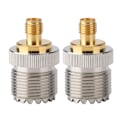 Miniatyrbilde 1 av 8: 2 stk. UHF Hunn S0239 til SMA F Adapter RF Koaksial Adapter Konverter Kobling