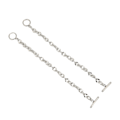 Miniatyrbilde 4 av 8: 2 stk. Enkle Armbånd Titanstål Unik OT Spenne Design Klassiske Utsøkte Smykker Armbånd for Kvinner